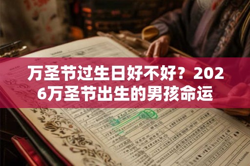 万圣节过生日好不好?2026万圣节出生的男孩命运 万圣节过生日好不好?2026万圣节出生的男孩命运