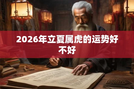 2026年立夏属虎的运势好不好 2026年立夏属虎的运势好不好