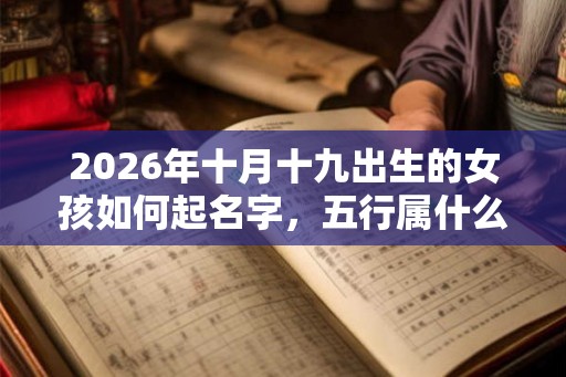 2026年十月十九出生的女孩如何起名字，五行属什么