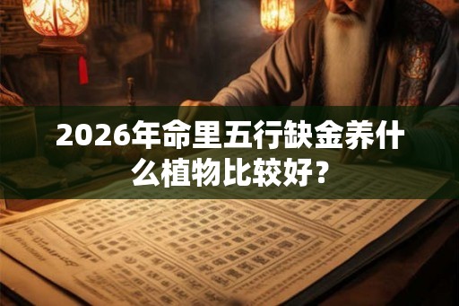 2026年命里五行缺金养什么植物比较好? 2026年命里五行缺金养什么植物比较好?