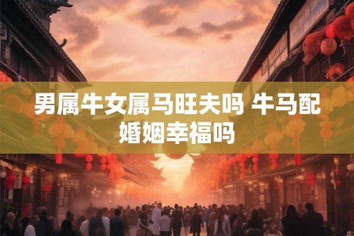 男属牛女属马旺夫吗 牛马配婚姻幸福吗