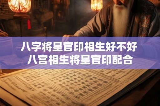 八字将星官印相生好不好 八宫相生将星官印配合 八字将星官印相生好不好 八宫相生将星官印配合