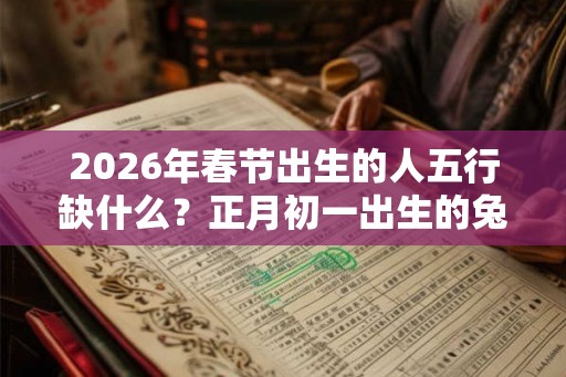 2026年春节出生的人五行缺什么？正月初一出生的兔宝宝好吗？