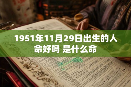 1951年11月29日出生的人命好吗 是什么命
