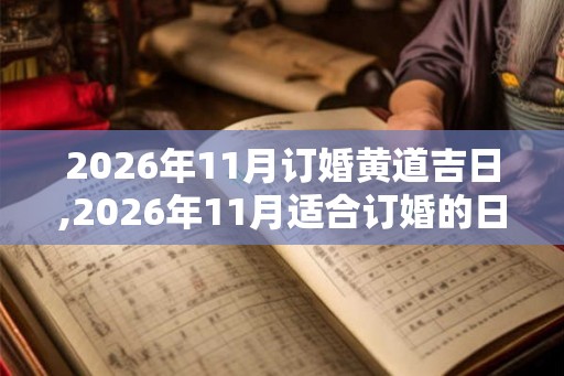 2026年11月订婚黄道吉日,2026年11月适合订婚的日子 2026年11月订婚黄道吉日,2026年11月适合订婚的日子