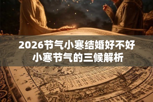 2026节气小寒结婚好不好 小寒节气的三候解析 2026节气小寒结婚好不好 小寒节气的三候解析
