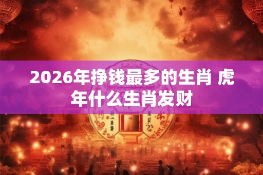 2026年挣钱最多的生肖 虎年什么生肖发财 2026年挣钱最多的生肖 虎年什么生肖发财