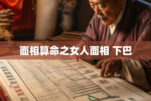 面相算命之女人面相 下巴