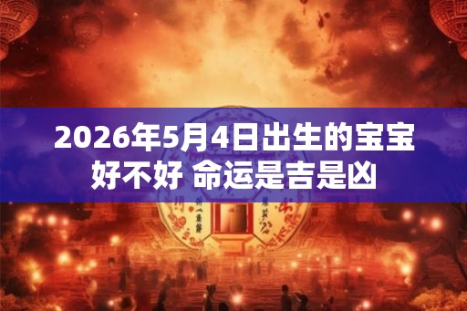 2026年5月4日出生的宝宝好不好 命运是吉是凶