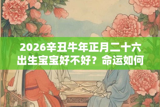 2026辛丑牛年正月二十六出生宝宝好不好？命运如何？