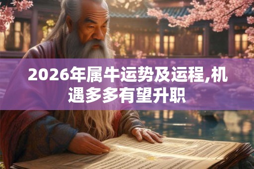 2026年属牛运势及运程,机遇多多有望升职 2026年属牛运势及运程,机遇多多有望升职