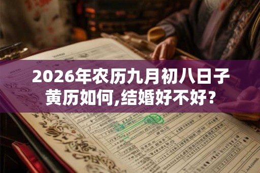 2026年农历九月初八日子黄历如何,结婚好不好? 2026年农历九月初八日子黄历如何,结婚好不好?