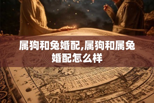 属狗和兔婚配,属狗和属兔婚配怎么样