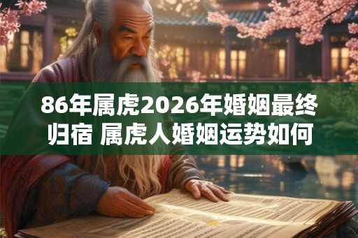 86年属虎2026年婚姻最终归宿 属虎人婚姻运势如何