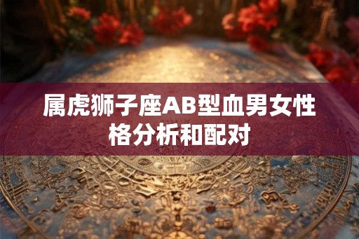 属虎狮子座AB型血男女性格分析和配对