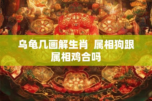 乌龟几画解生肖  属相狗跟属相鸡合吗