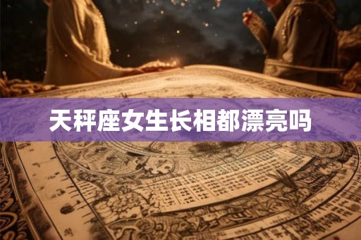 天秤座女生长相都漂亮吗 天秤座女生长相都漂亮吗