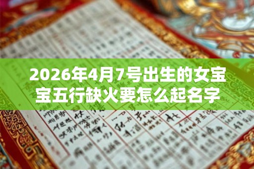 2026年4月7号出生的女宝宝五行缺火要怎么起名字 2026年4月7号出生的女宝宝五行缺火要怎么起名字