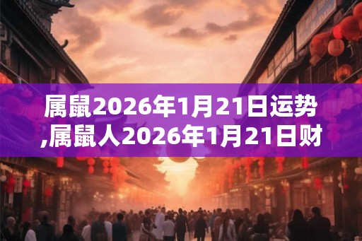 属鼠2026年1月21日运势,属鼠人2026年1月21日财运,生肖鼠2026年1月21日运势