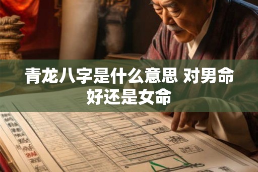 青龙八字是什么意思 对男命好还是女命