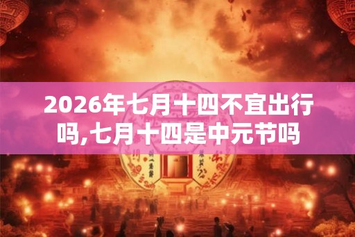 2026年七月十四不宜出行吗,七月十四是中元节吗