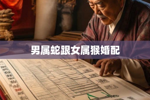 男属蛇跟女属猴婚配