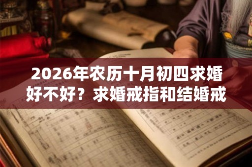 2026年农历十月初四求婚好不好？求婚戒指和结婚戒指的区别