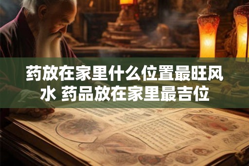 药放在家里什么位置最旺风水 药品放在家里最吉位