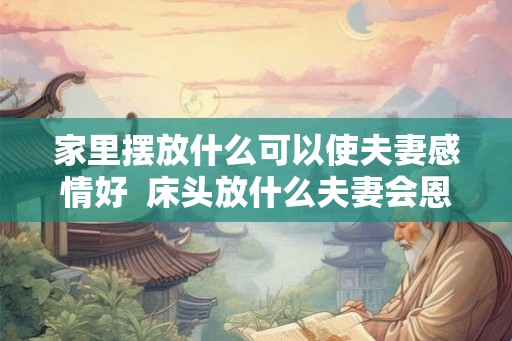 家里摆放什么可以使夫妻感情好  床头放什么夫妻会恩爱