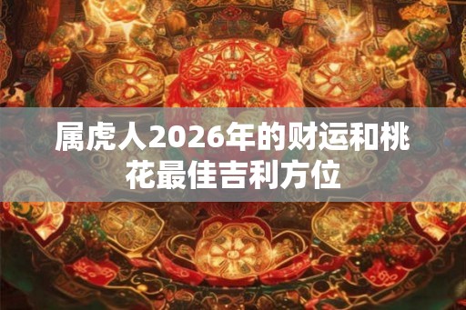 属虎人2026年的财运和桃花最佳吉利方位