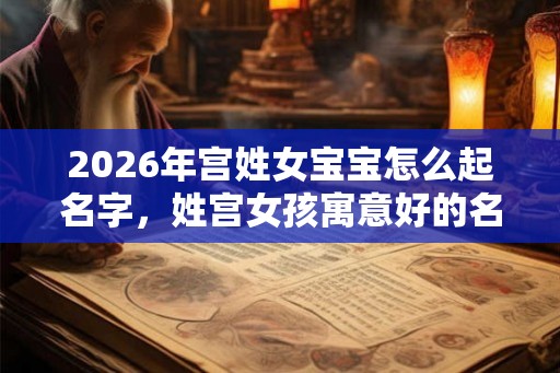 2026年宫姓女宝宝怎么起名字，姓宫女孩寓意好的名字