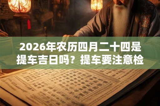 2026年农历四月二十四是提车吉日吗？提车要注意检查什么？