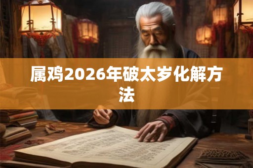 属鸡2026年破太岁化解方法