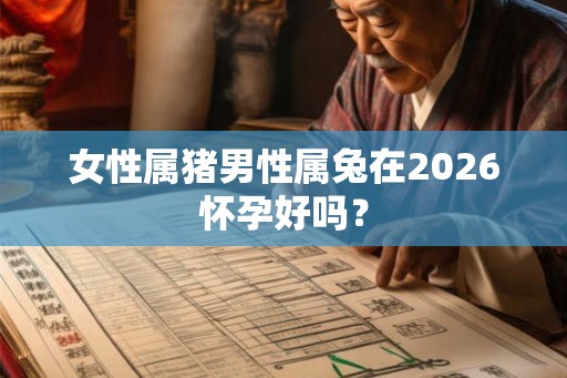女性属猪男性属兔在2026怀孕好吗？