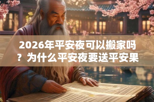 2026年平安夜可以搬家吗？为什么平安夜要送平安果？
