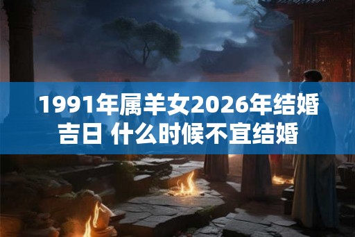 1991年属羊女2026年结婚吉日 什么时候不宜结婚