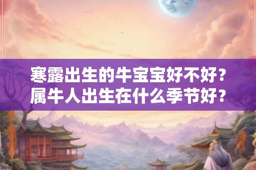 寒露出生的牛宝宝好不好?属牛人出生在什么季节好? 寒露出生的牛宝宝好不好?属牛人出生在什么季节好?
