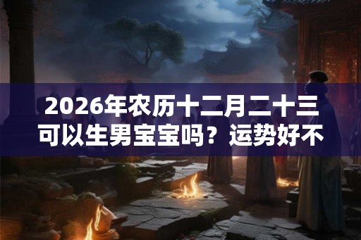 2026年农历十二月二十三可以生男宝宝吗？运势好不好？