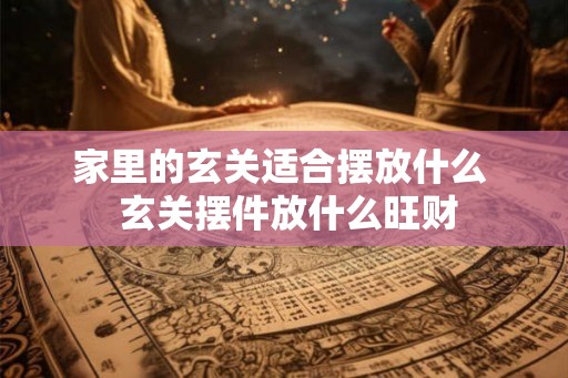 家里的玄关适合摆放什么  玄关摆件放什么旺财