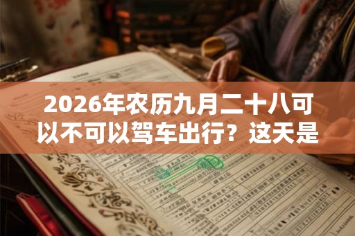 2026年农历九月二十八可以不可以驾车出行？这天是什么节气？