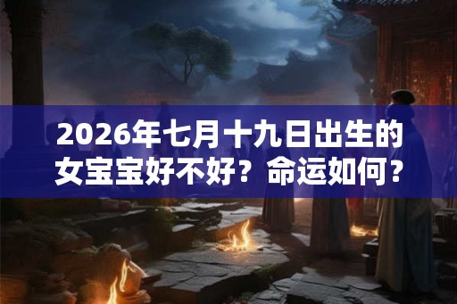 2026年七月十九日出生的女宝宝好不好？命运如何？