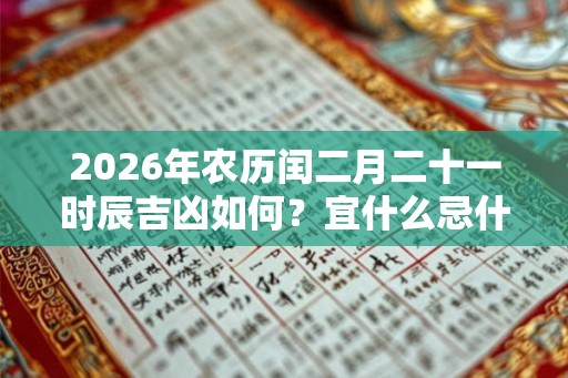 2026年农历闰二月二十一时辰吉凶如何？宜什么忌什么？