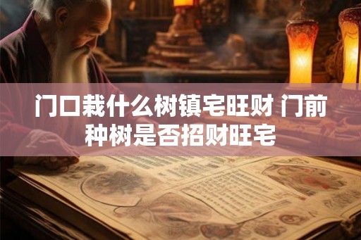 门口栽什么树镇宅旺财 门前种树是否招财旺宅 门口栽什么树镇宅旺财 门前种树是否招财旺宅