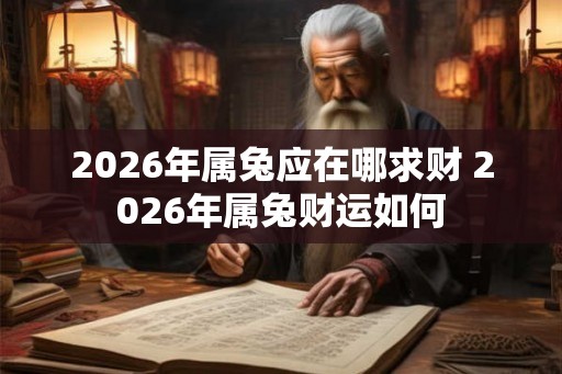 2026年属兔应在哪求财 2026年属兔财运如何