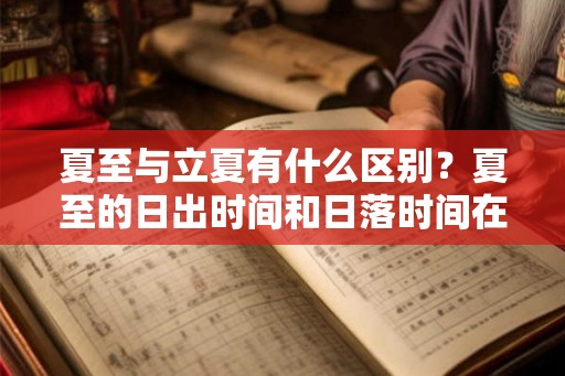 夏至与立夏有什么区别?夏至的日出时间和日落时间在几点几分? 夏至与立夏有什么区别?夏至的日出时间和日落时间在几点几分?