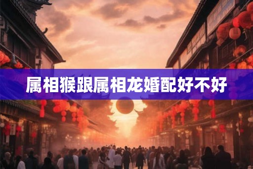 属相猴跟属相龙婚配好不好