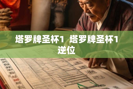 塔罗牌圣杯1  塔罗牌圣杯1逆位