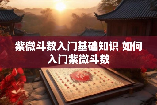 紫微斗数入门基础知识 如何入门紫微斗数 紫微斗数入门基础知识 如何入门紫微斗数