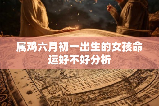属鸡六月初一出生的女孩命运好不好分析