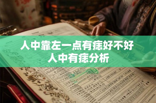 人中靠左一点有痣好不好 人中有痣分析